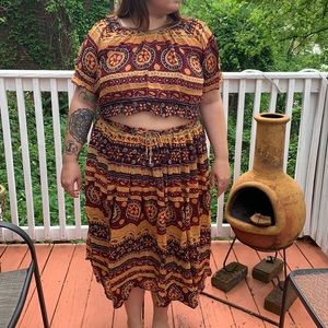 Two Piece Hippie Set